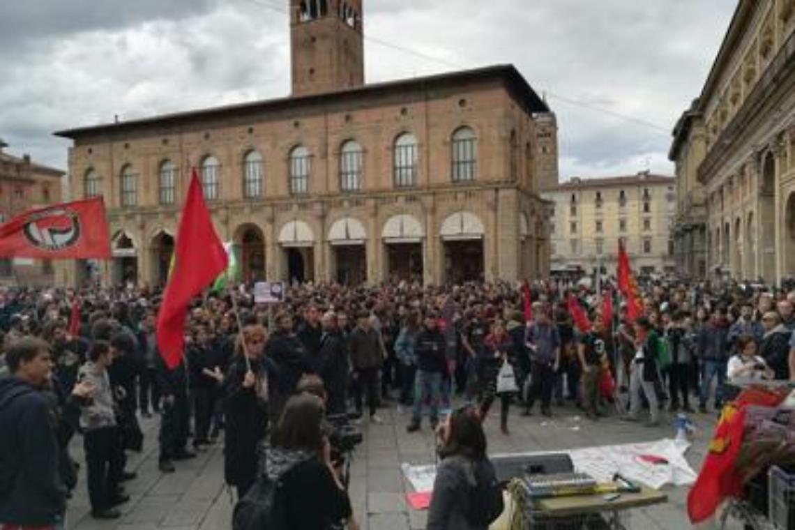 Forza Nuova a Bologna, scontri