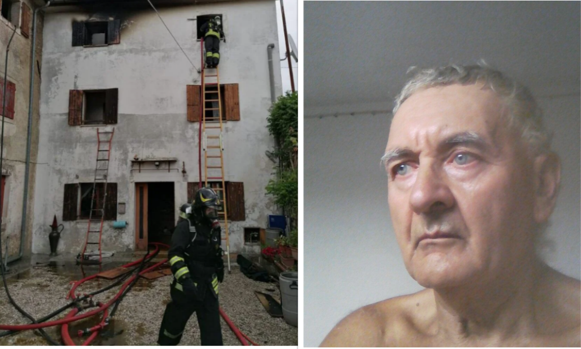 Tragico incendio in casa: Santino muore avvolto dalle fiamme
