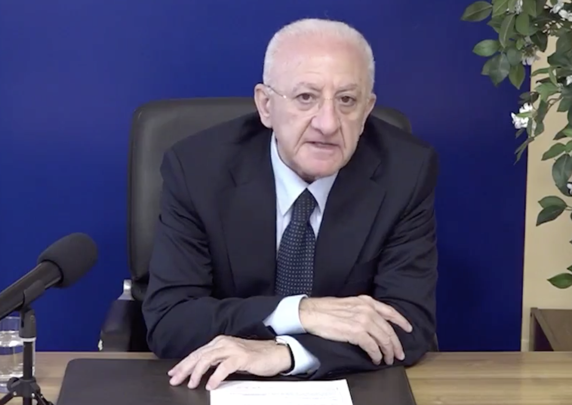 Violenza giovanile, De Luca: non è tipica di Napoli, problema generale