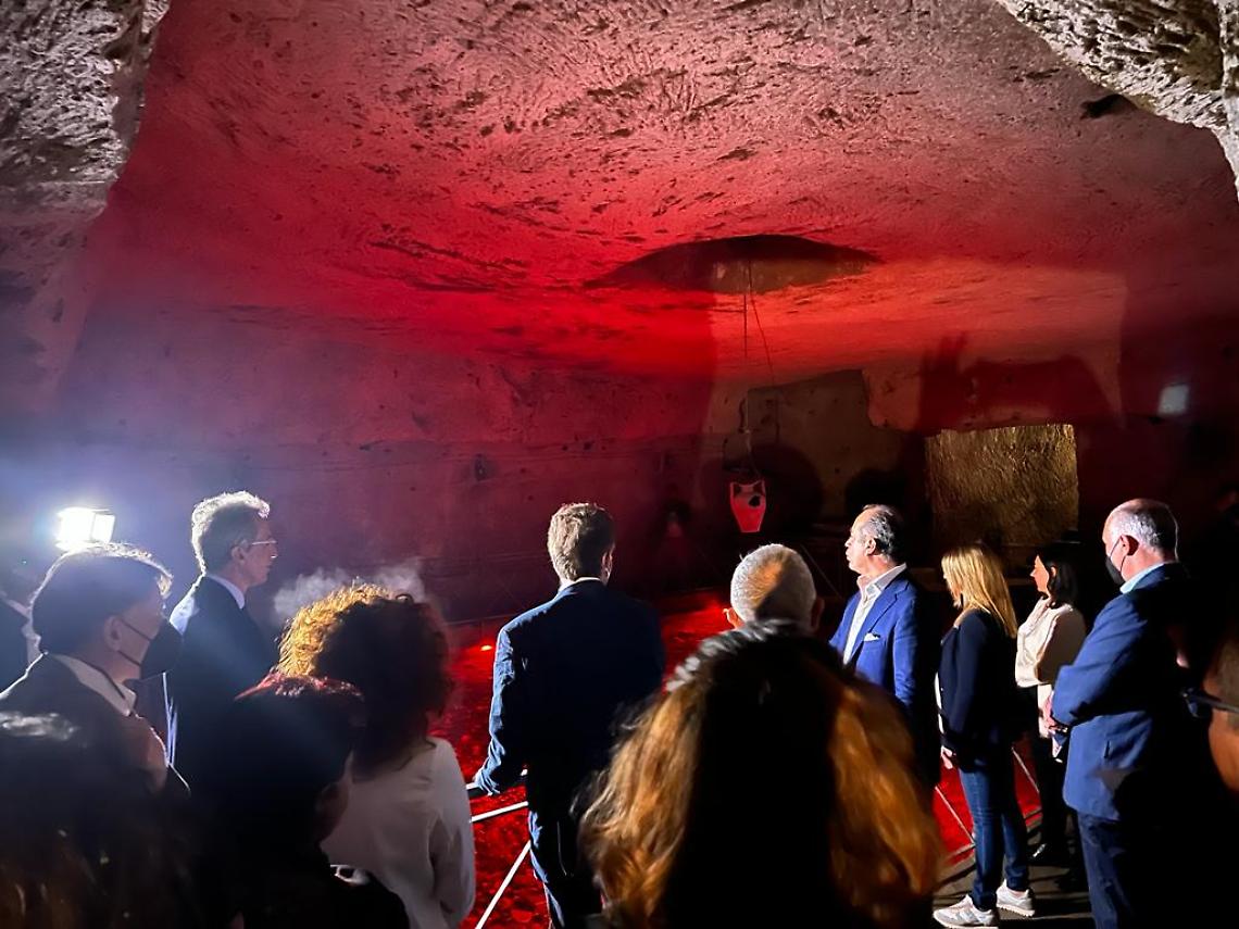 Franceschini alla Galleria borbonica: unica al mondo