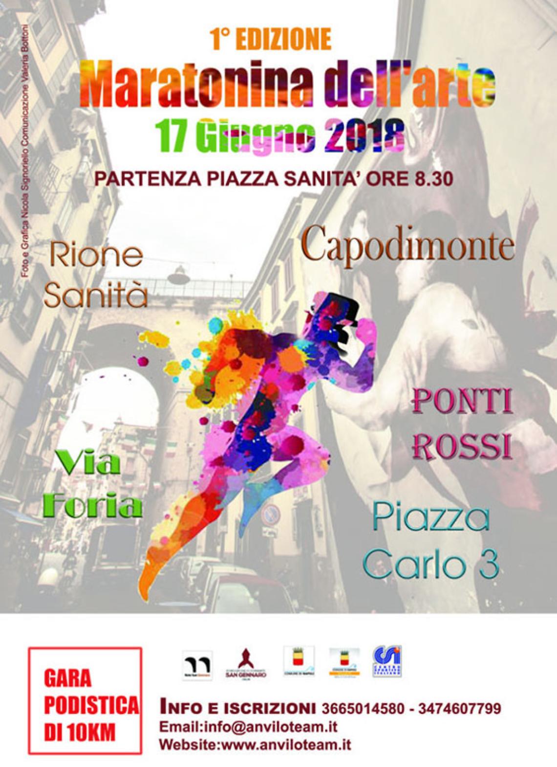 “Maratonina dell’Arte” alla Sanità: vincono Boufaris e Ghizlane
