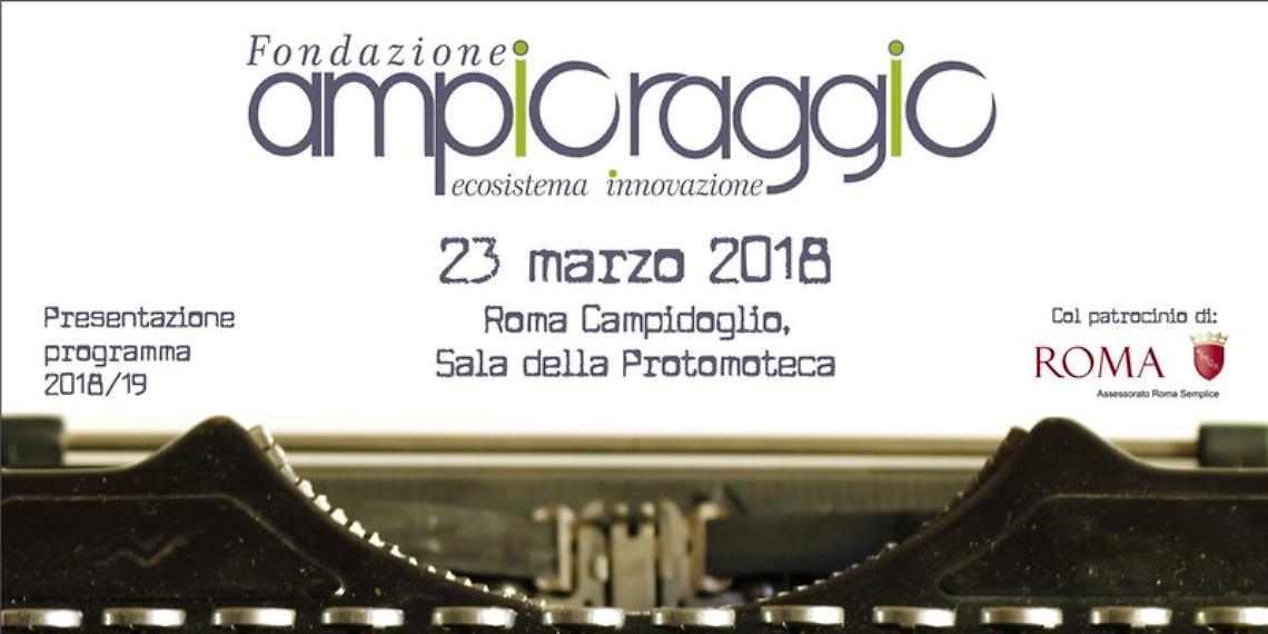 Presentazione programma 2018  Fondazione Ampioraggio con Meridonare