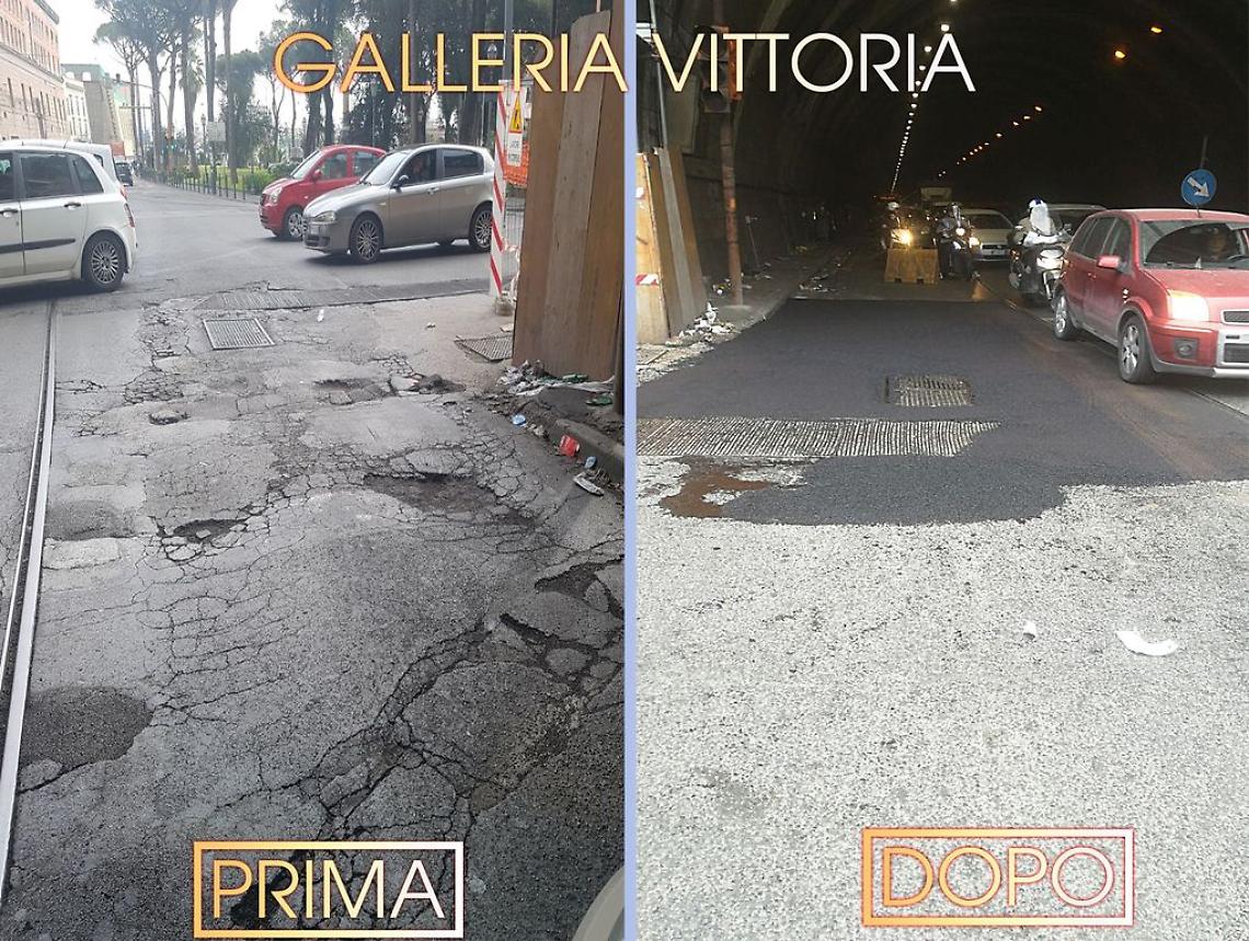 Napoli, in azione le squadre anti-buca