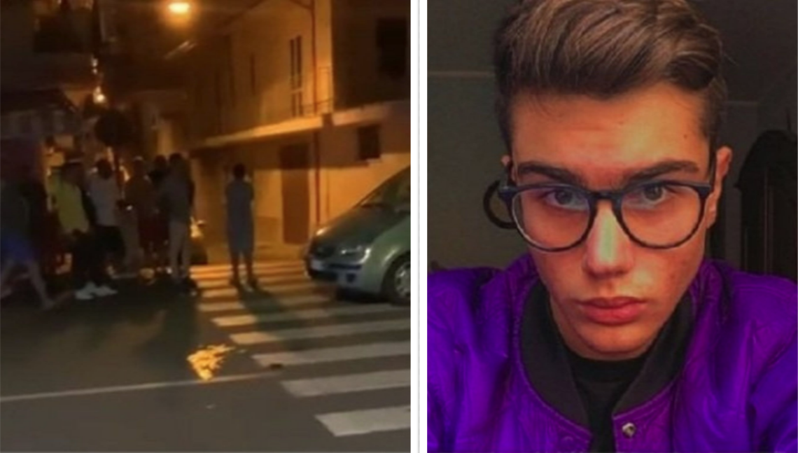 Travolto da un'auto sul lungomare: Michele muore sul colpo a 17 anni