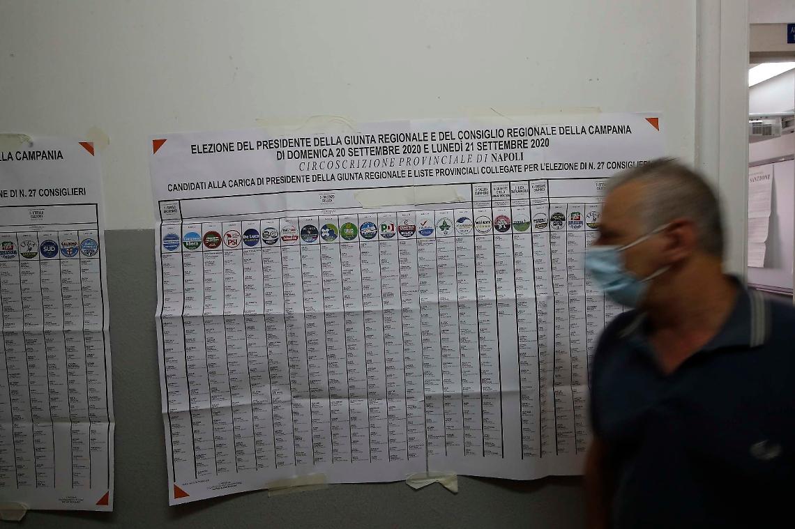 Regionali, proiezione Opinio-Rai: in Campania Pd prima lista