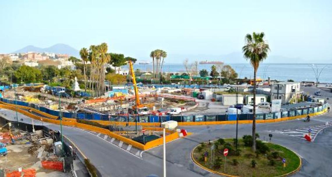 Riviera di Chiaia, lavori metro linea 6: divieto di sosta alla Torretta