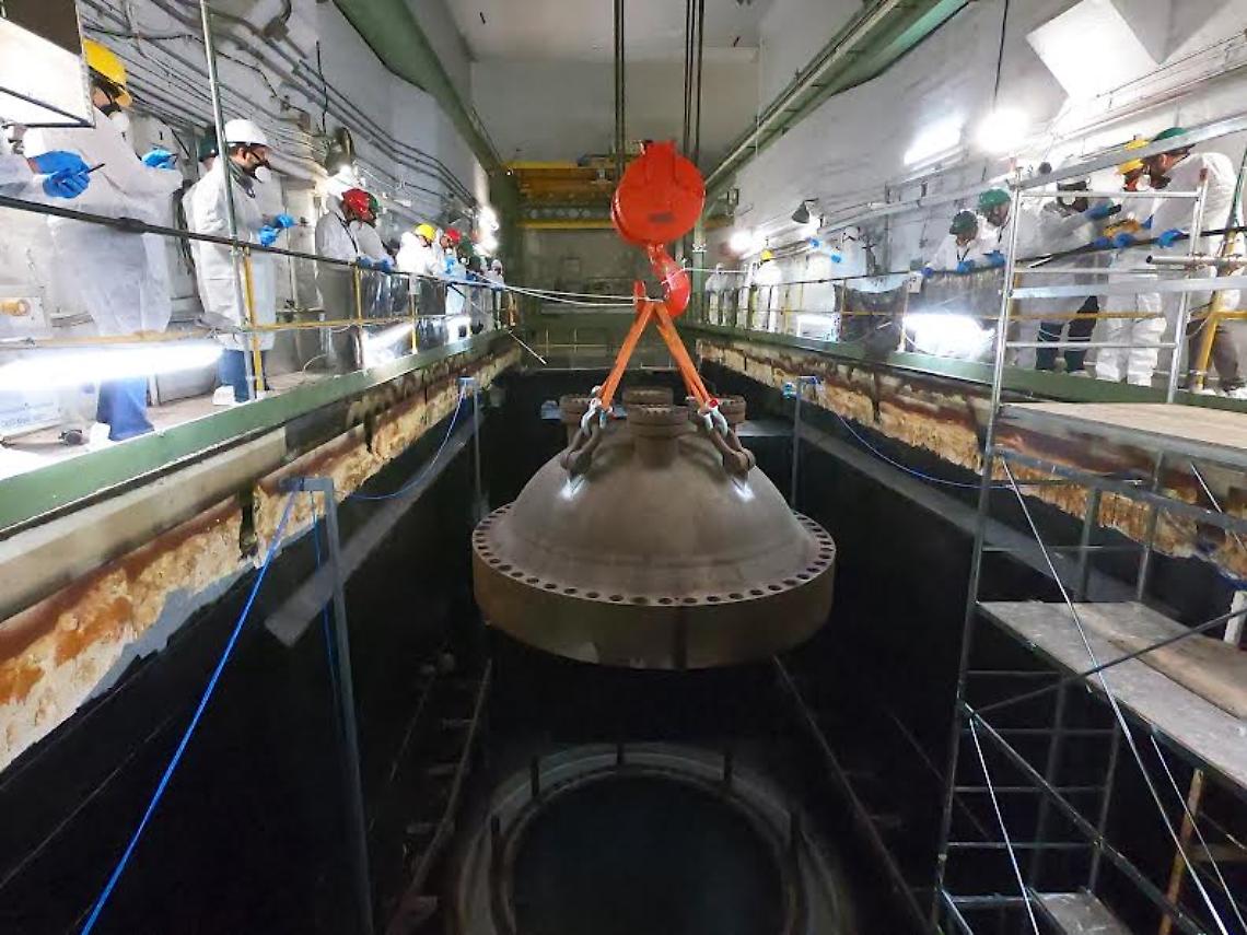 Centrale del Garigliano, al via l'apertura del vessel