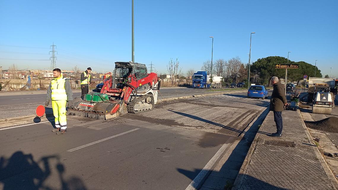 Sicurezza stradale, attraversamenti rialzati in via Mario Palermo