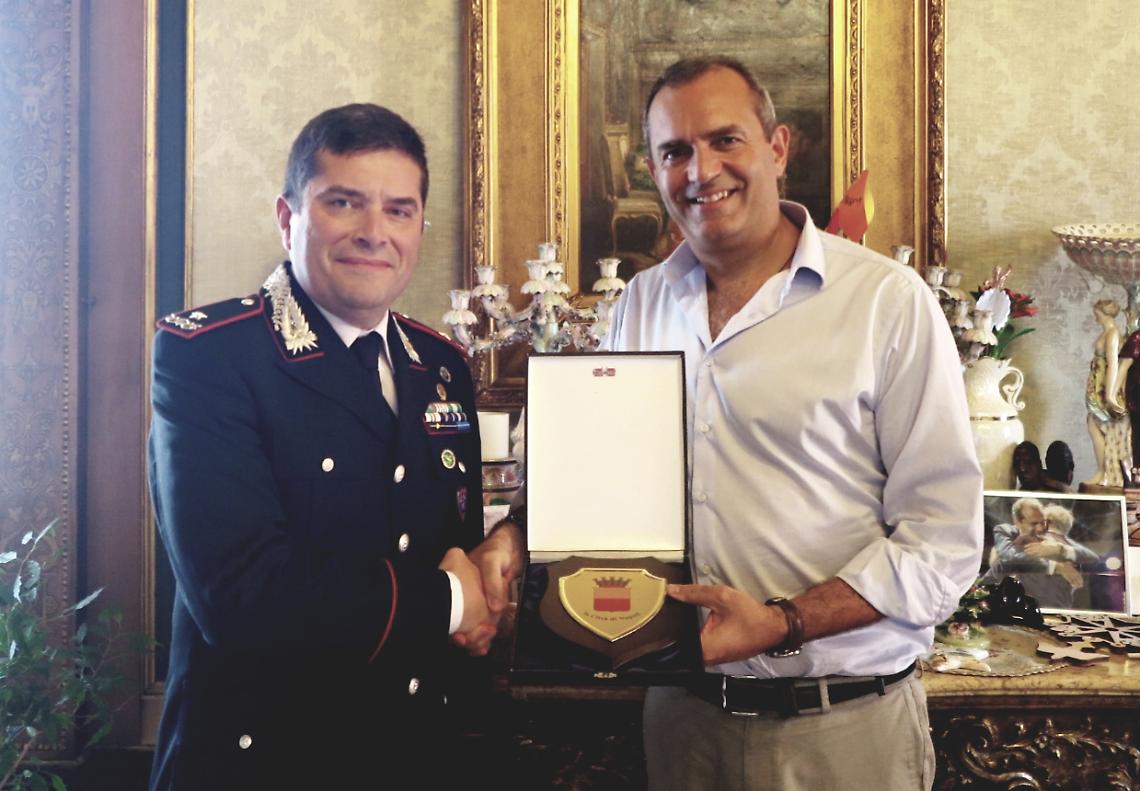 Il sindaco de Magistris incontra il generale della Forestale Luongo