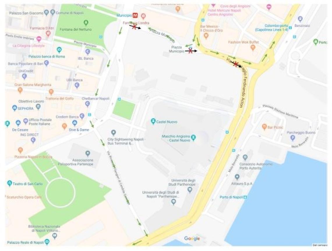 Piazza Municipio, si cambia: ecco il nuovo assetto