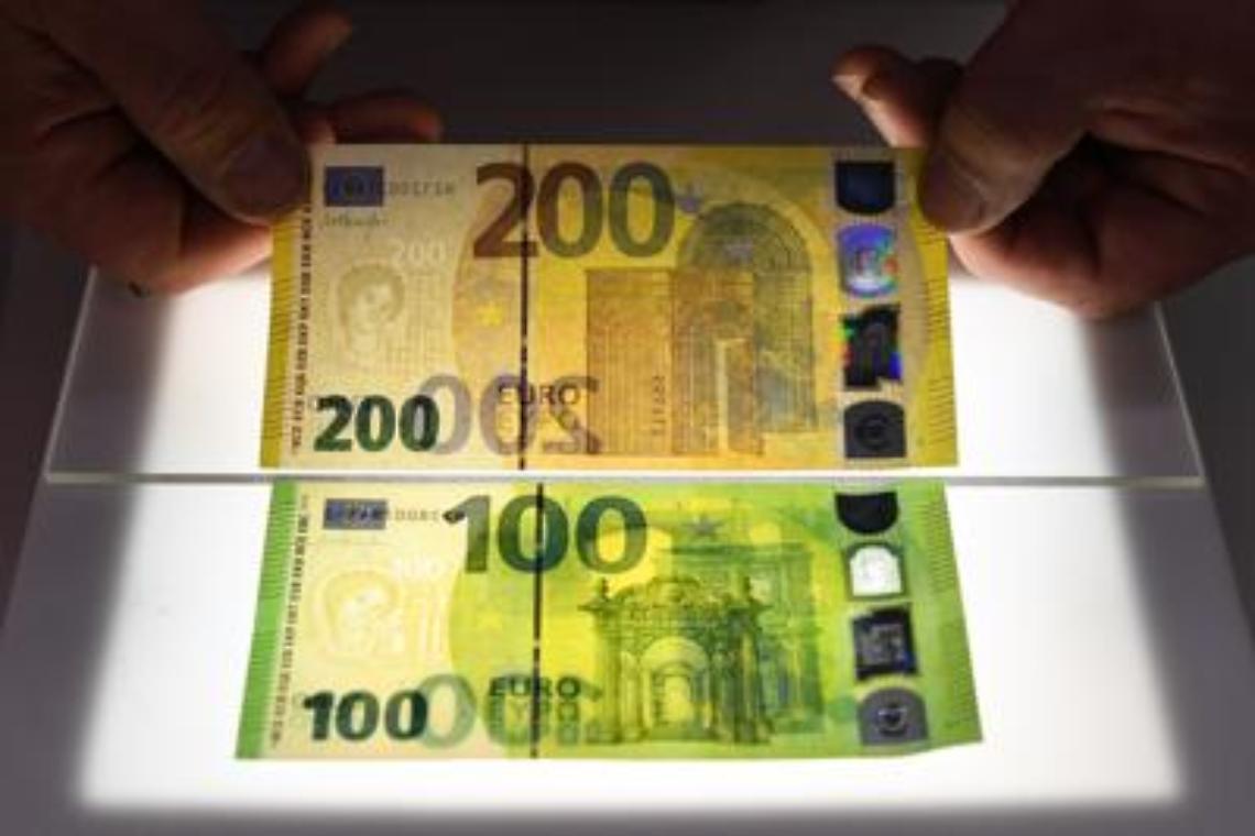 Arrivano le nuove banconote da 100 e 200 euro