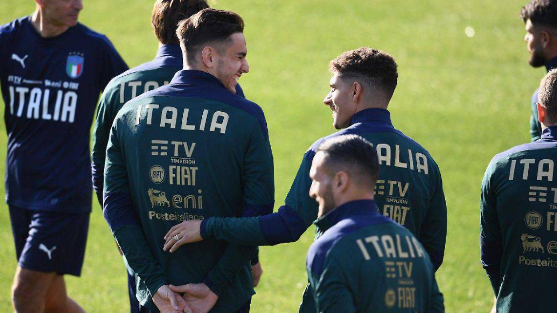 Meret, Di Lorenzo e Politano vestono l’Italia d’azzurro Napoli