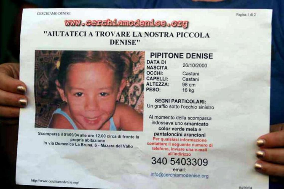 Denise Pipitone: svolta nelle indagini, ci sono due indagati 