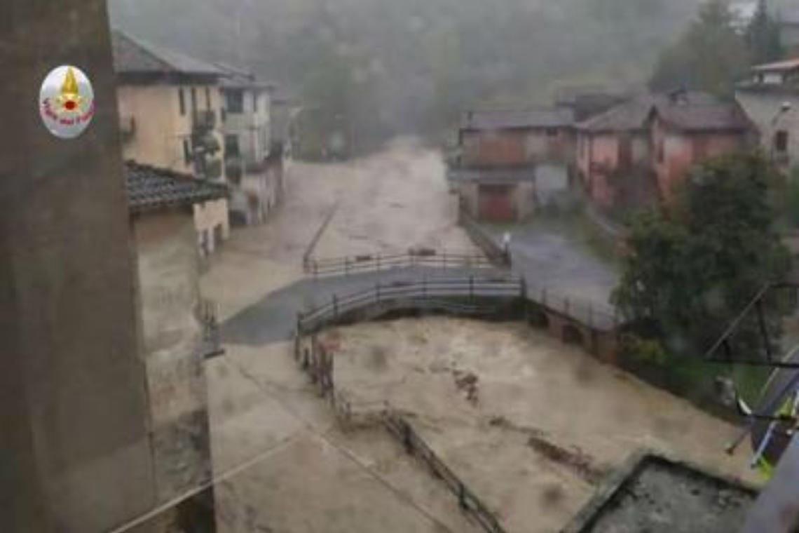 Furia maltempo in Piemonte, un morto