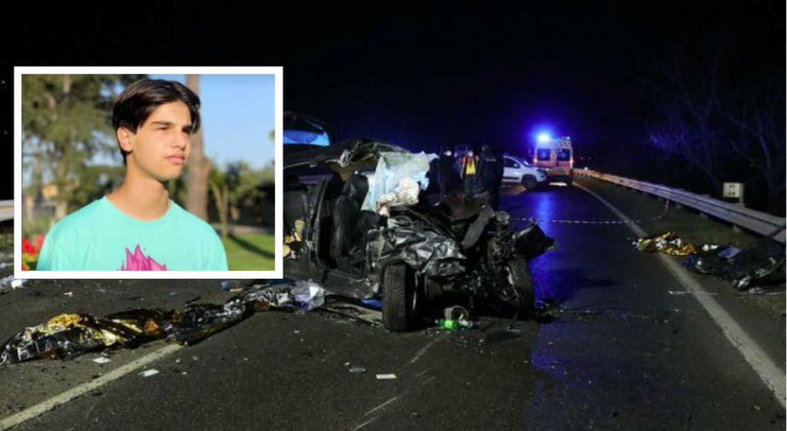 Perde il controllo dell'auto e si schianta ad alta velocità, Edoardo muore a 17 anni 