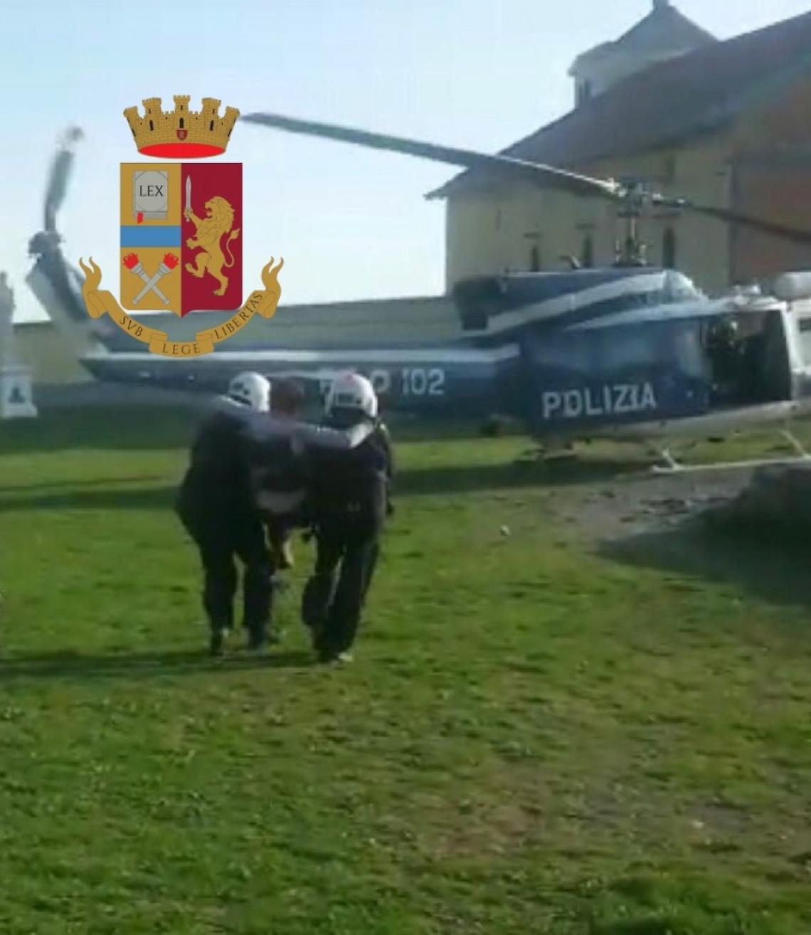 Escursionista ferita a Maiori salvata dall'elicottero della polizia