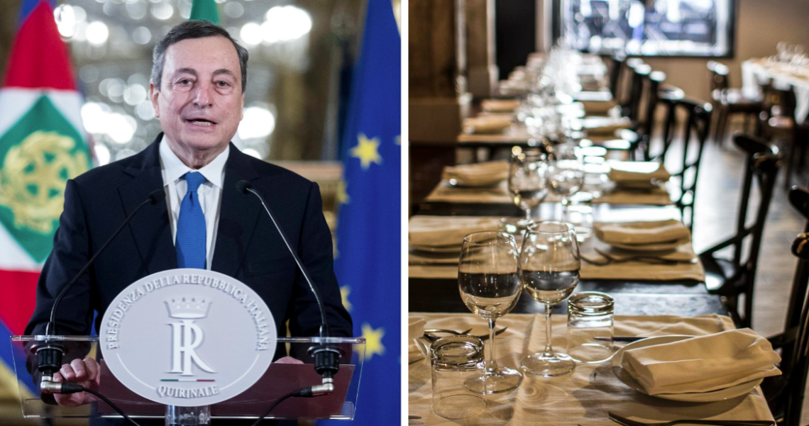 Riapertura dei ristoranti di sera e coprifuoco a mezzanotte. Il piano del Governo