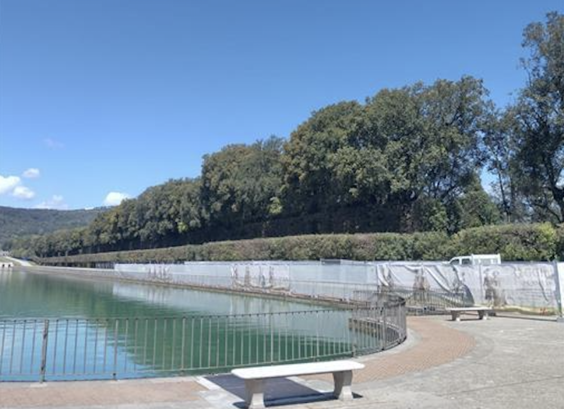 Reggia di Caserta, nuova pavimentazione per i viali del parco reale