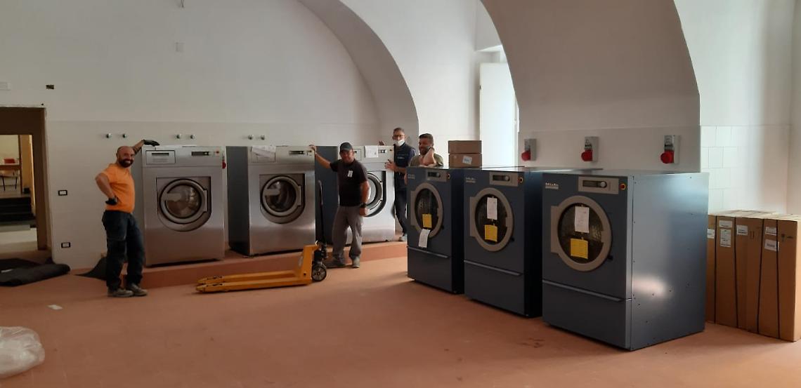 Centro d'accoglienza si rinnova, arriva la lavanderia sociale