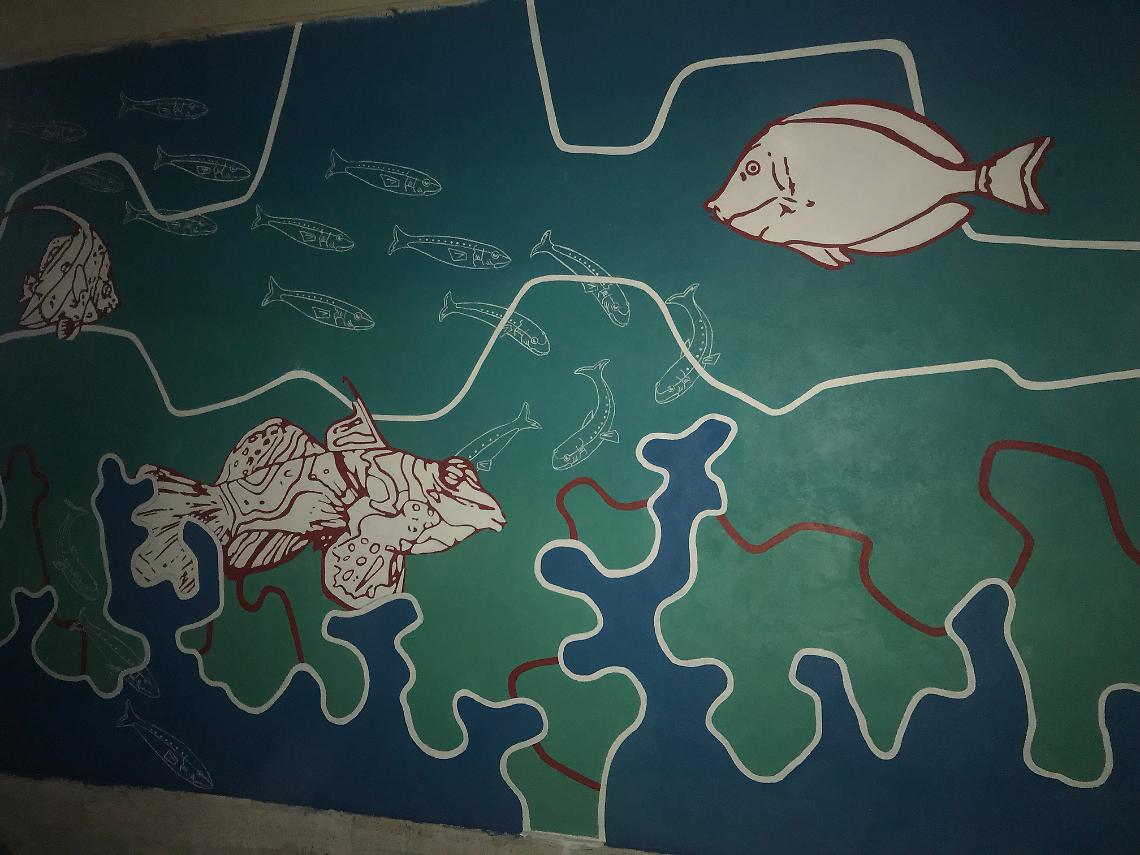 Arte contro le babygang, inaugurato il murales