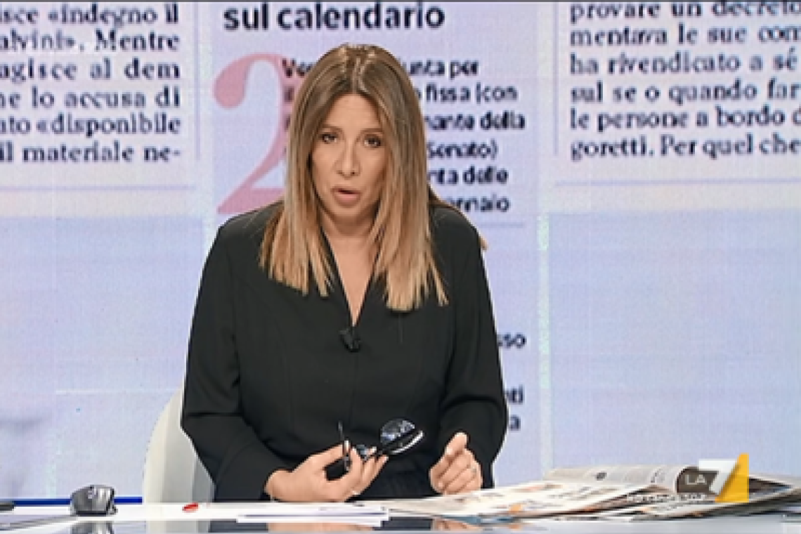 Gaia Tortora: &laquo;Bonafede? Caso chiuso, ma mi ha fatto saltare dalla sedia&raquo;