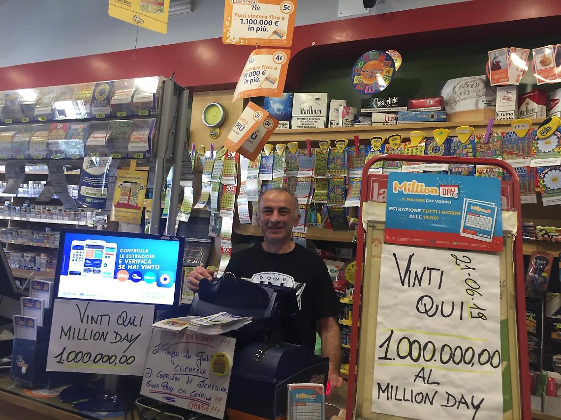 MillionDay, un milione di euro a Padula