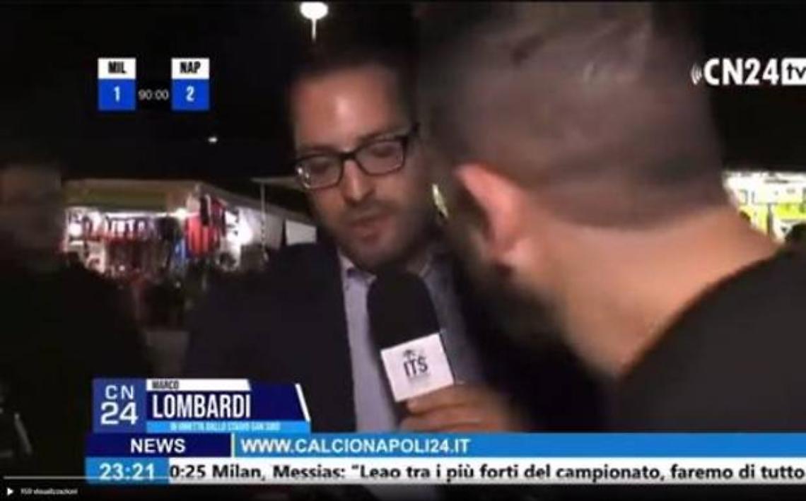 Insulto razzista a cronista napoletano, Daspo al tifoso del Milan