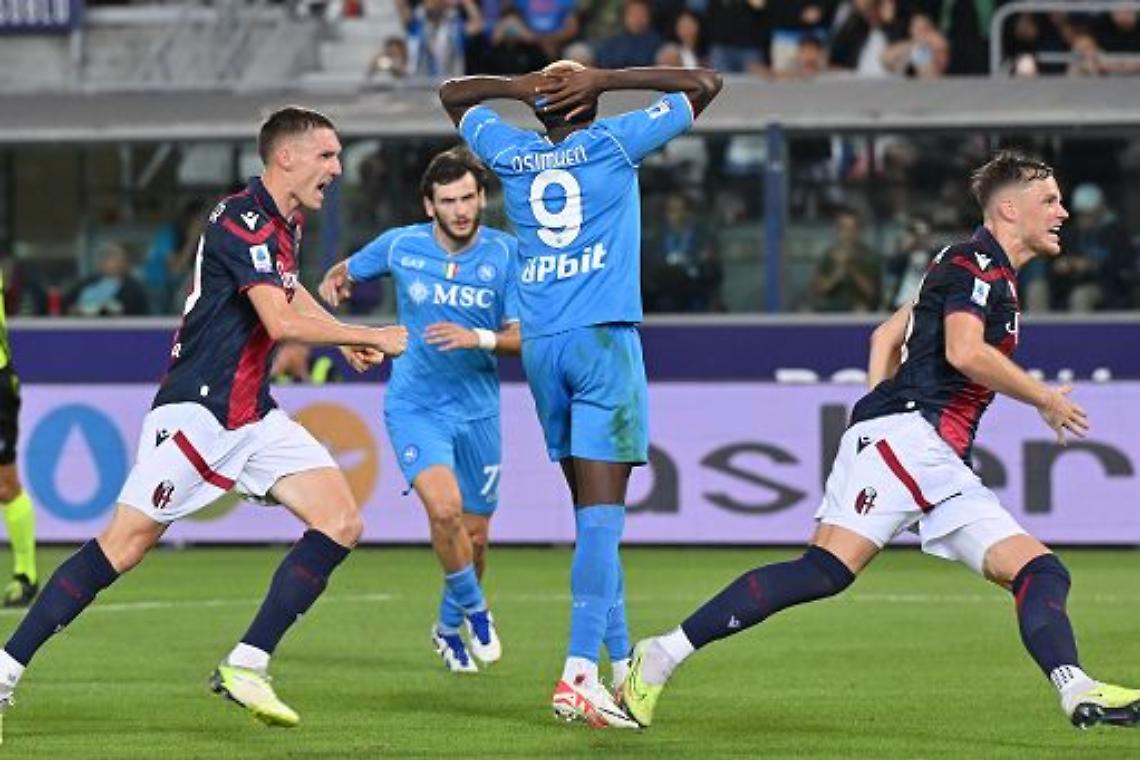 Napoli spento, a Bologna è 0-0