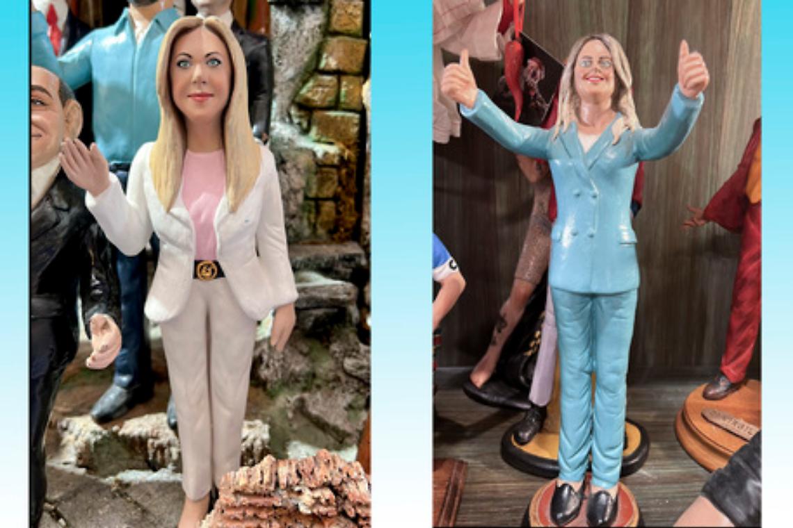 Meloni premier finisce sul presepe napoletano