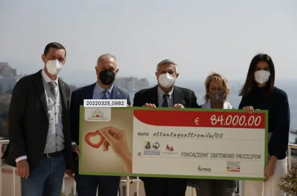 Conad dona 84mila euro ai reparti pediatrici del Santobono-Pausilipon