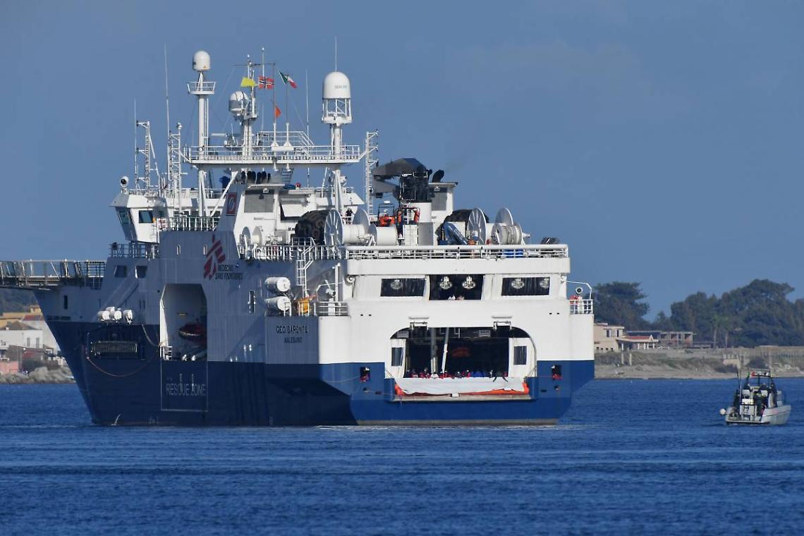 La Geo Barents a Napoli con 75 migranti
