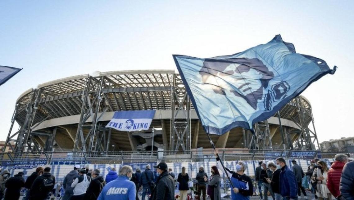Napoli-Cagliari, 53 maxischermi nel Napoletano