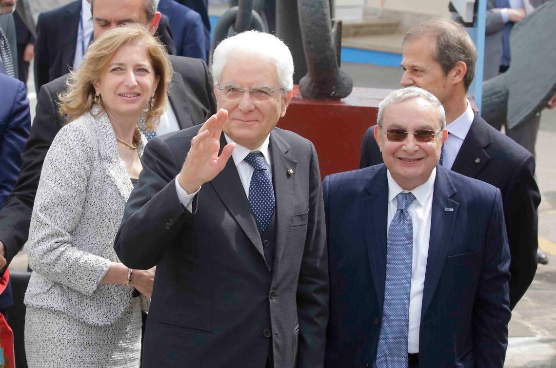 Mattarella alla Fincantieri di Castellammare: un'eccellenza italiana