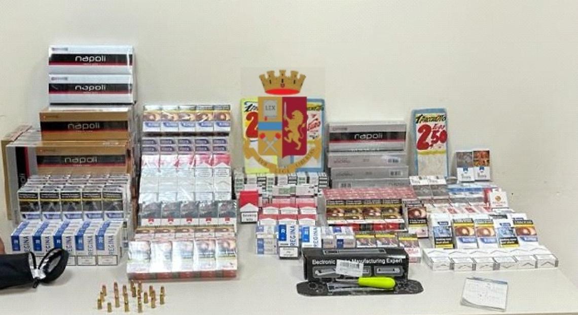 Sigarette di contrabbando e munizioni, due denunciati
