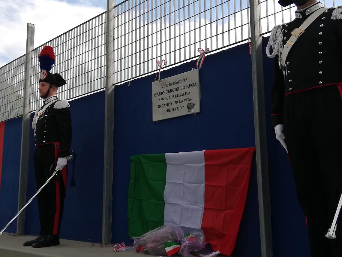 Somma Vesuviana omaggia Cerciello Rega. Tomasone: «Resta la sua voglia di servire il Paese»