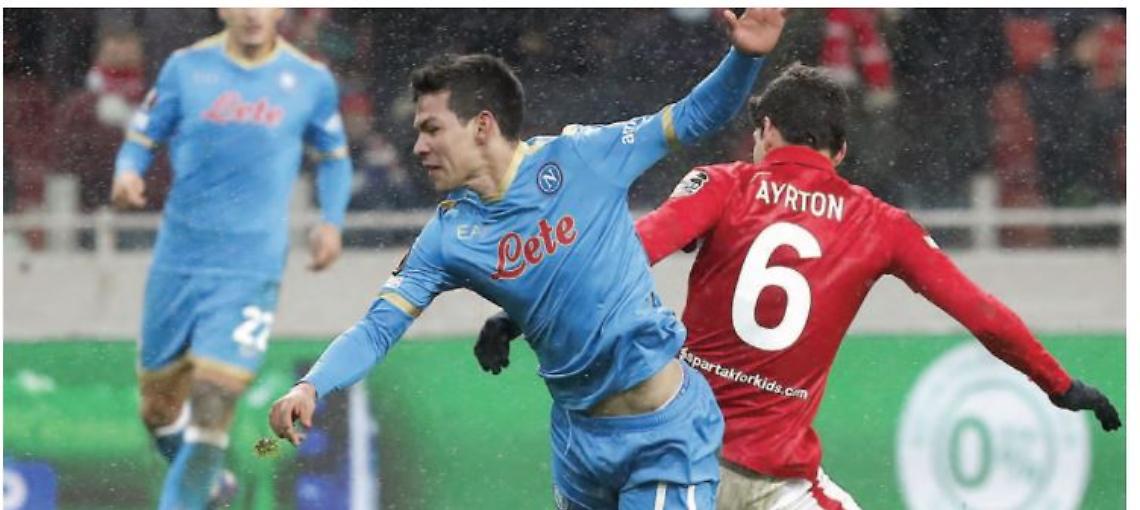 Maledizione Spartak, il Napoli perde ancora. Qualificazione in bilico