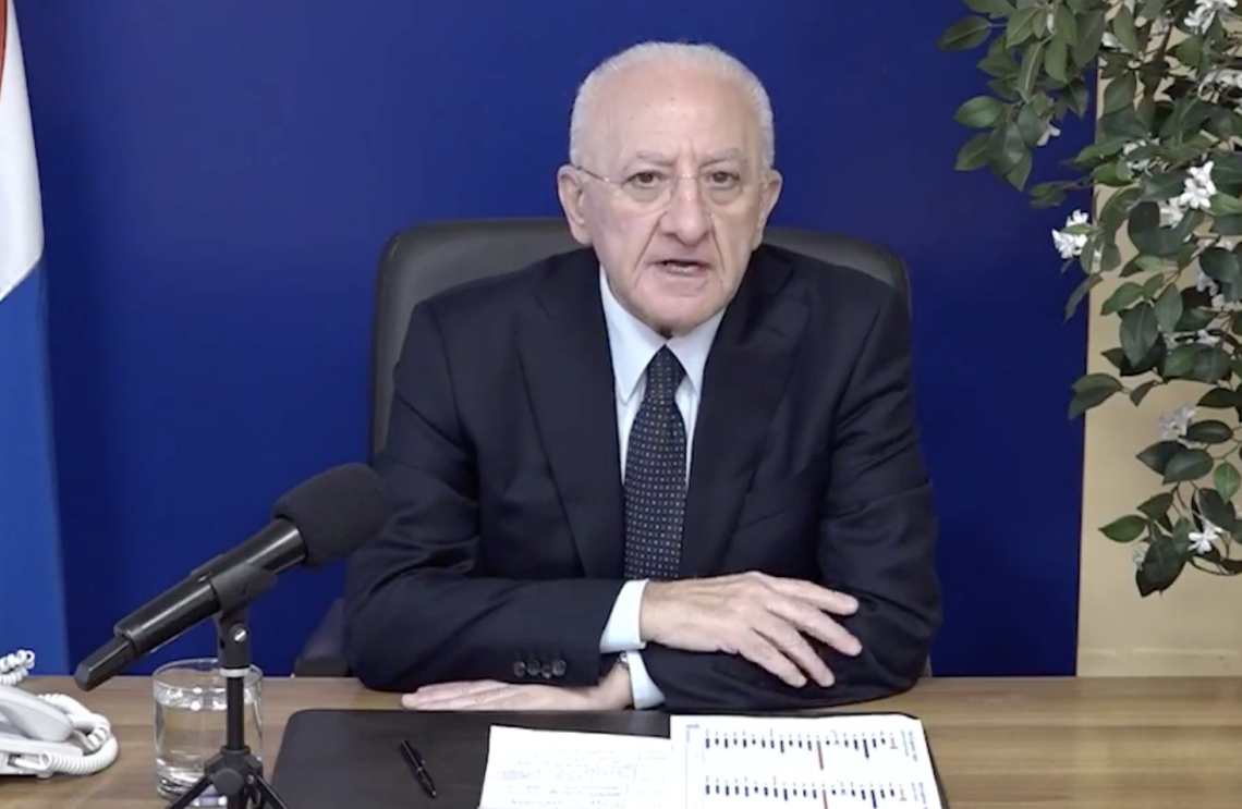 Superbonus, De Luca: troppe domande, sito in tilt