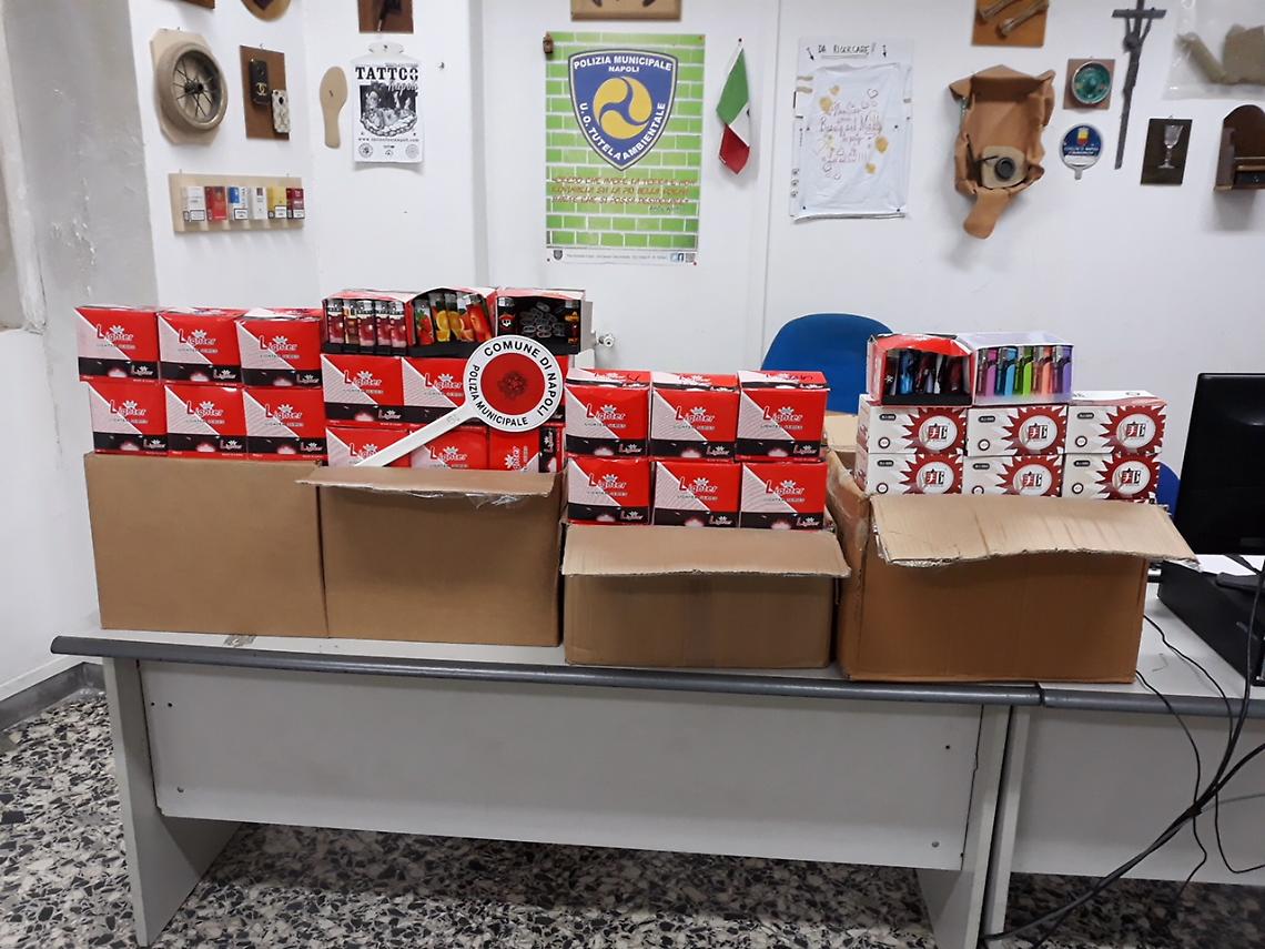 Sequestrati 7.500 accendini pericolosi a Poggioreale