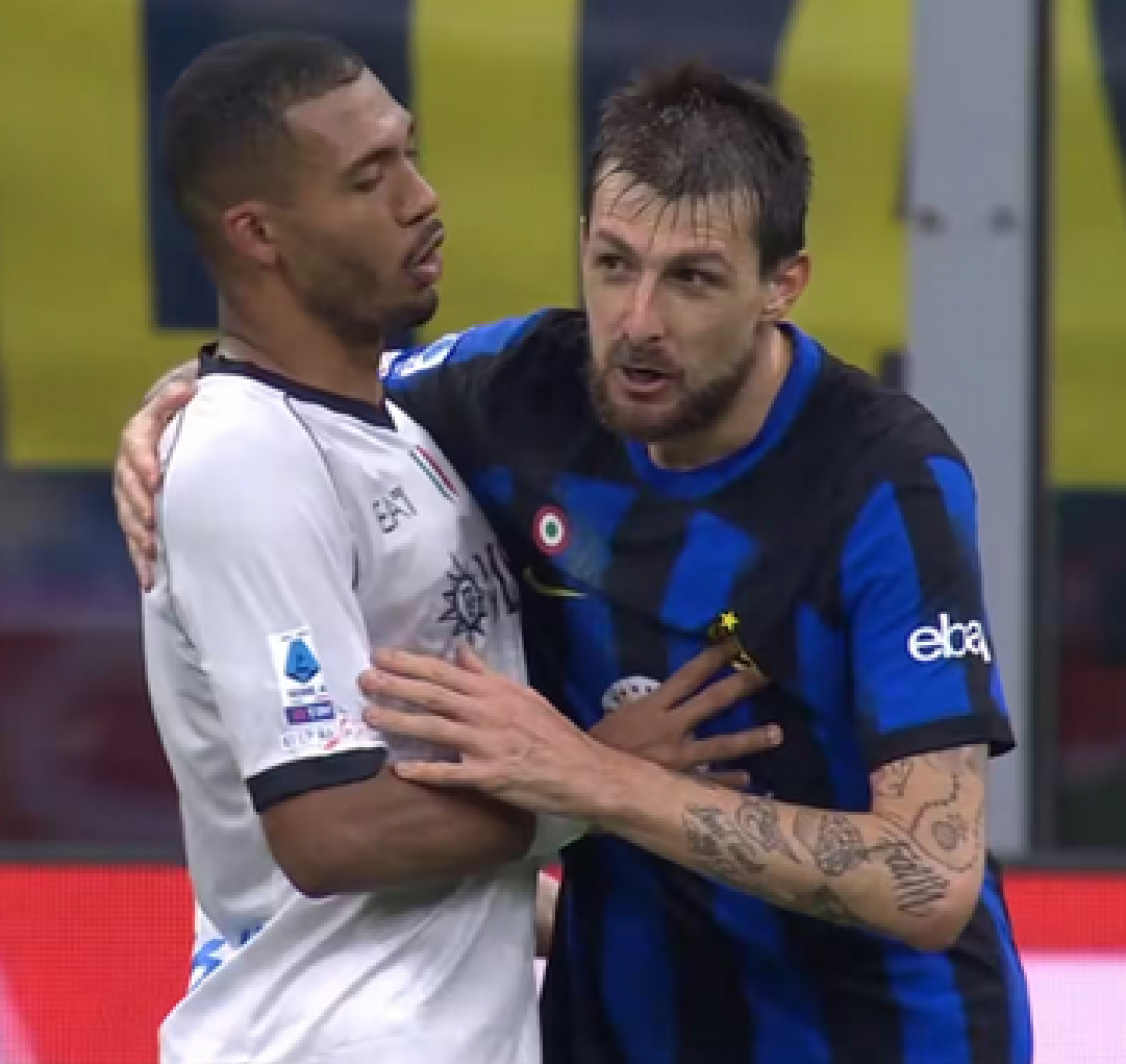 Offese razziste a Juan Jesus: Acerbi assolto, per il giudice sportivo non è successo nulla