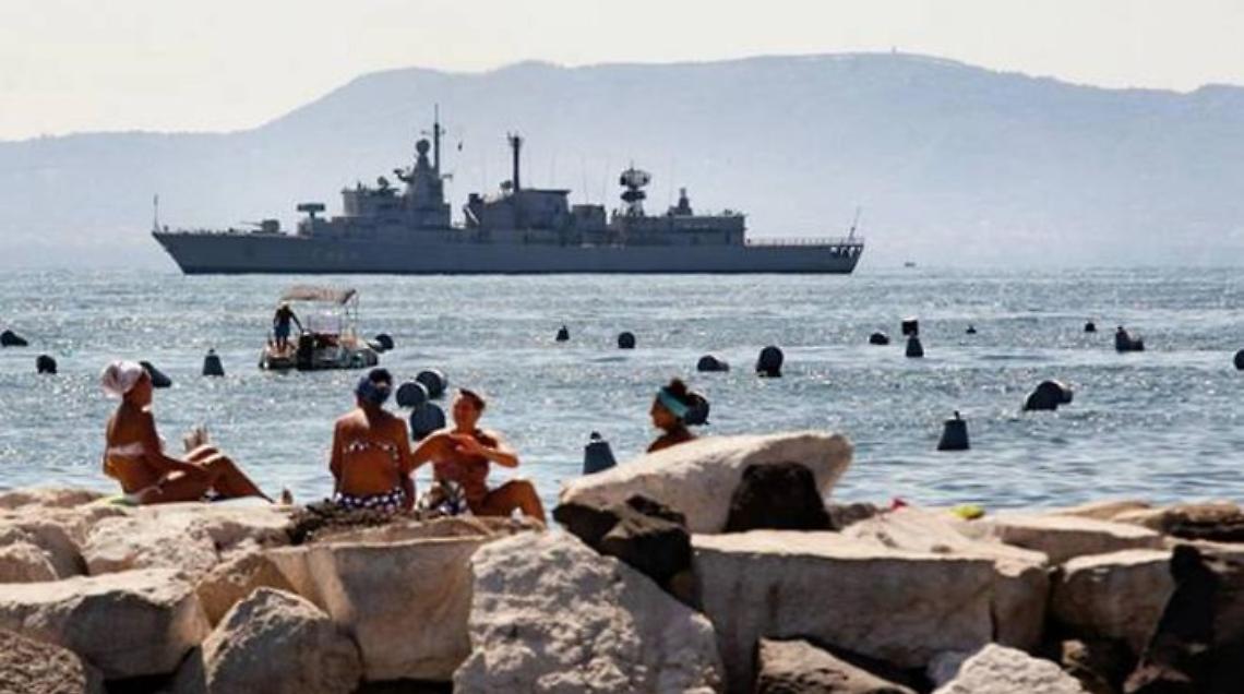 Riparte da Napoli la nave militare greca messa in quarantena