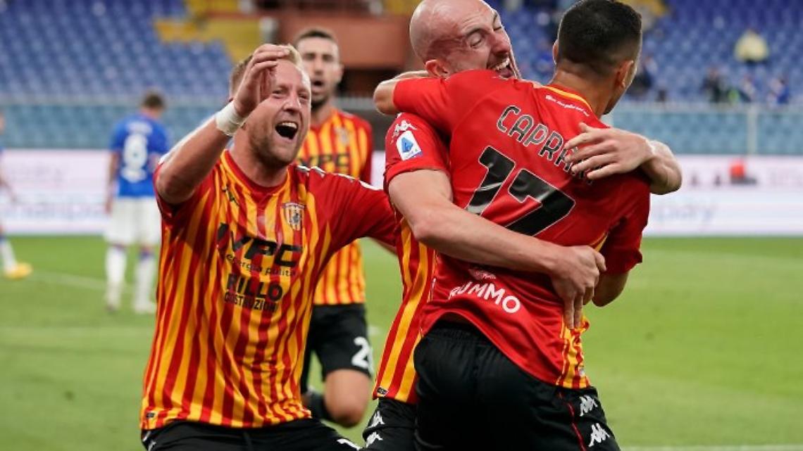 Benevento da impazzire, batte la Samp e conquista i primi 3 punti in A