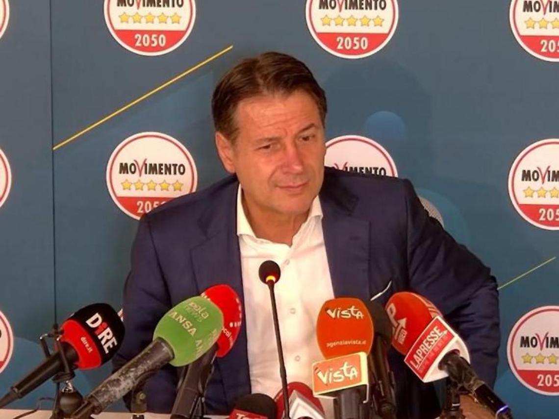 Elezioni 2022, Conte: «M5S terza forza politica, faremo opposizione intransigente»
