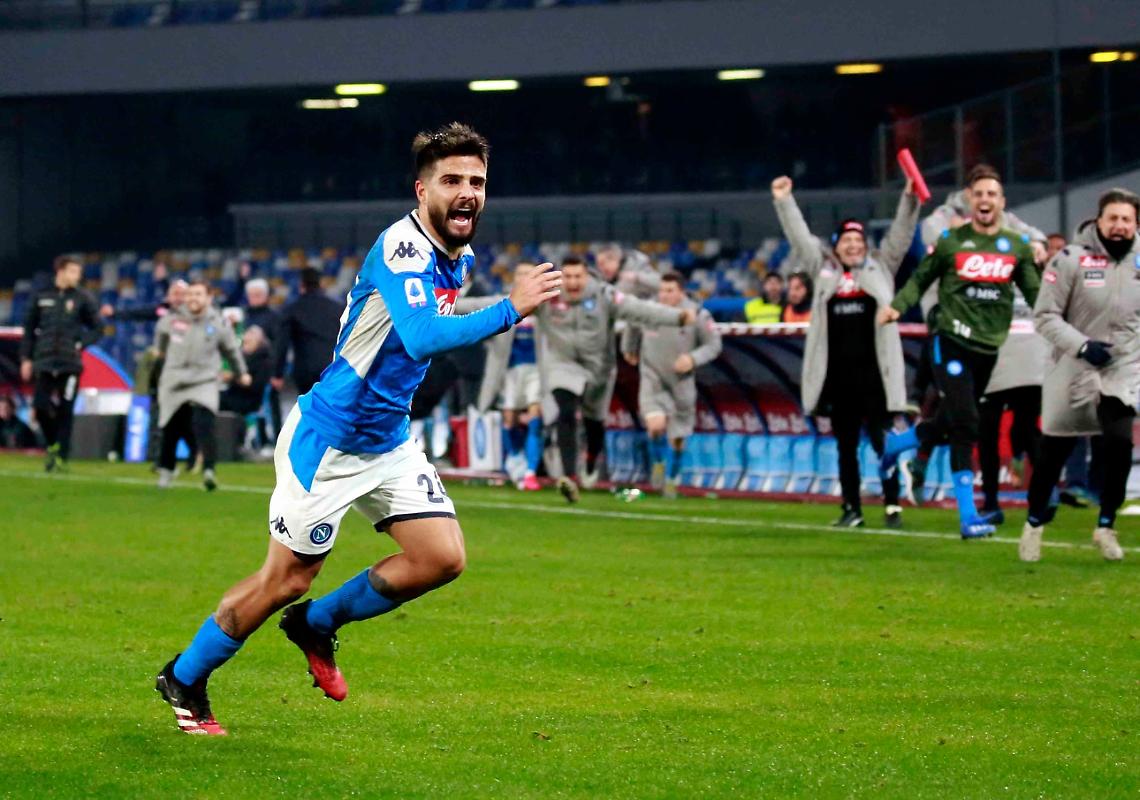 Insigne festeggia sui social: "Una notte fantastica"