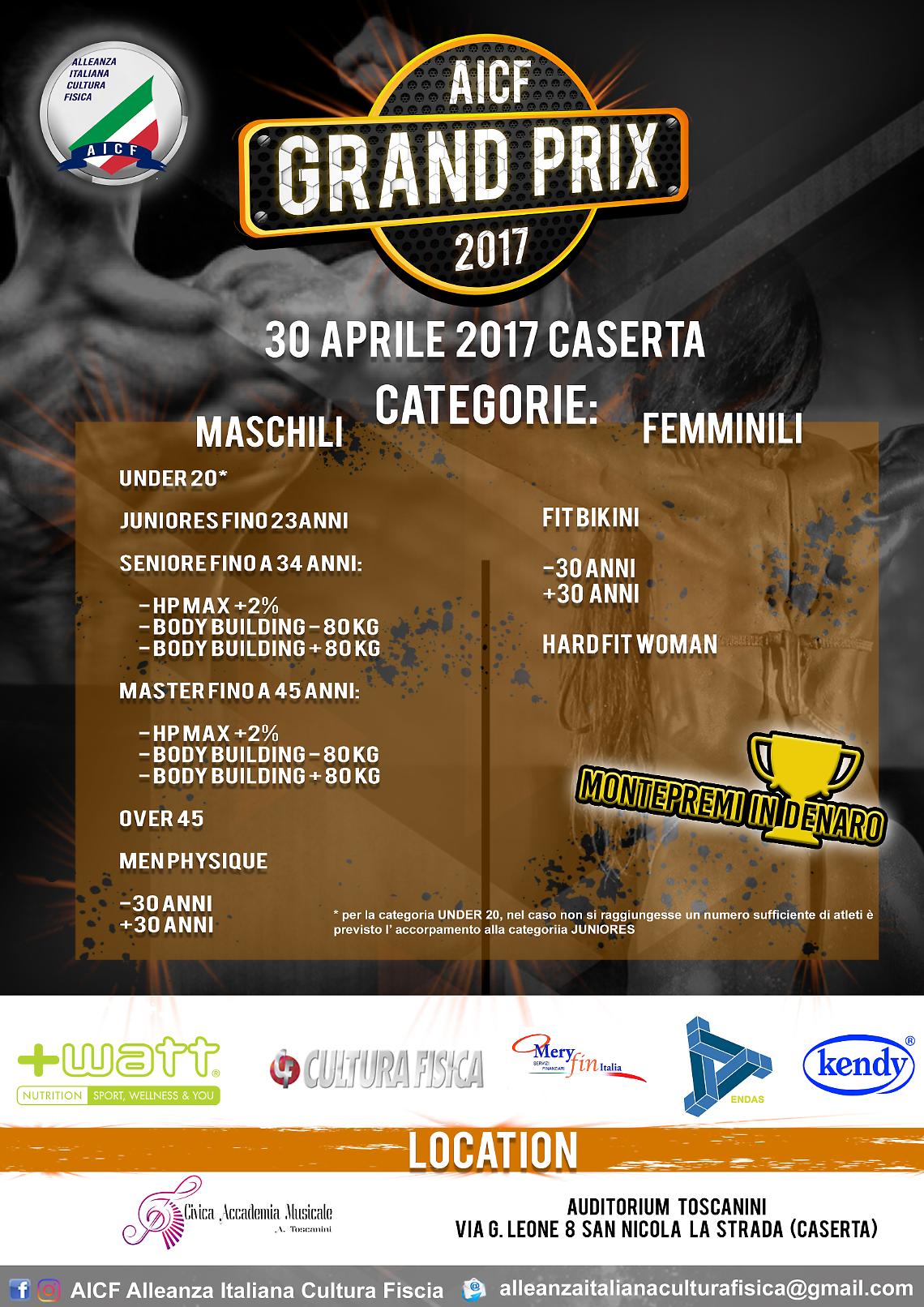 Body building, domenica il primo Grand Prix a San Nicola la Strada