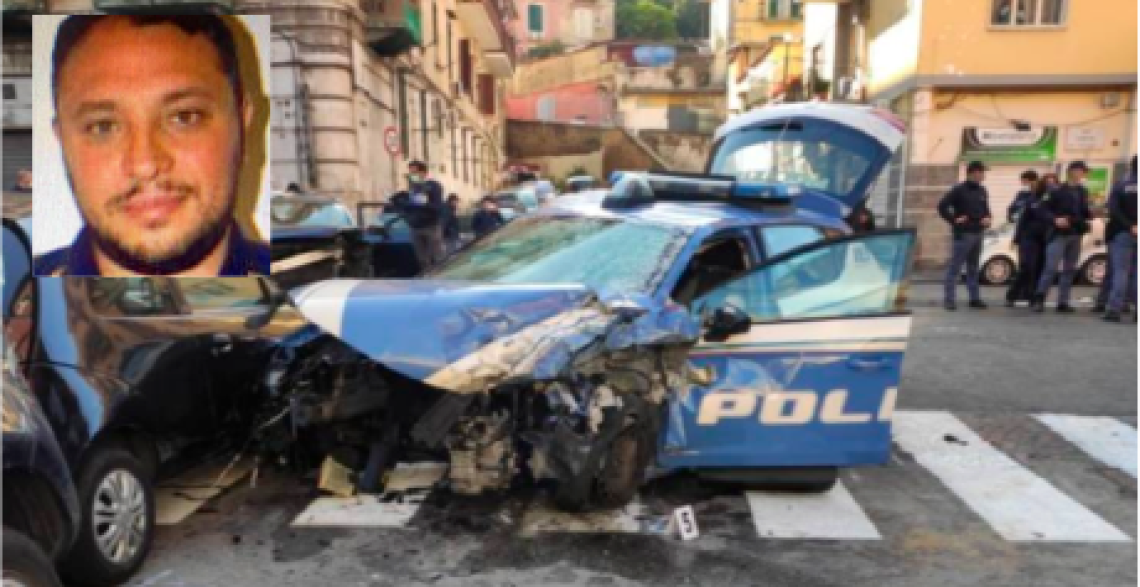 Banditi in fuga, poliziotto ucciso in uno scontro frontale a Capodichino