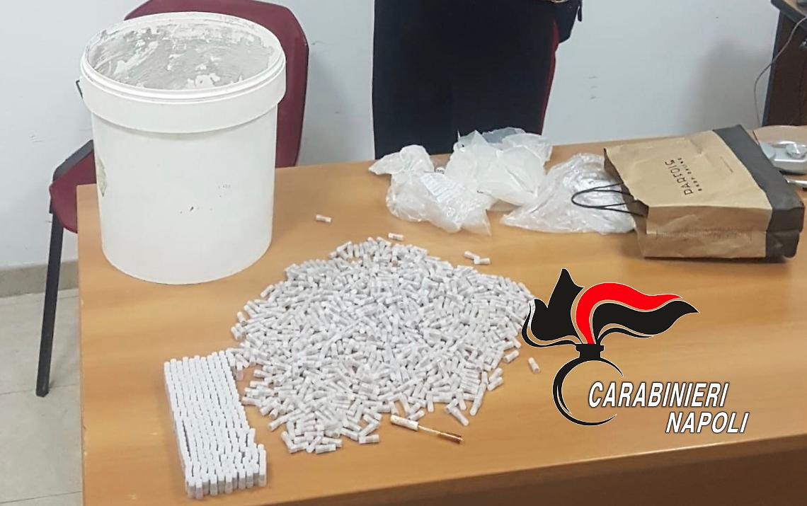 Mille bussolotti di eroina trovati nel Parco Verde di Caivano