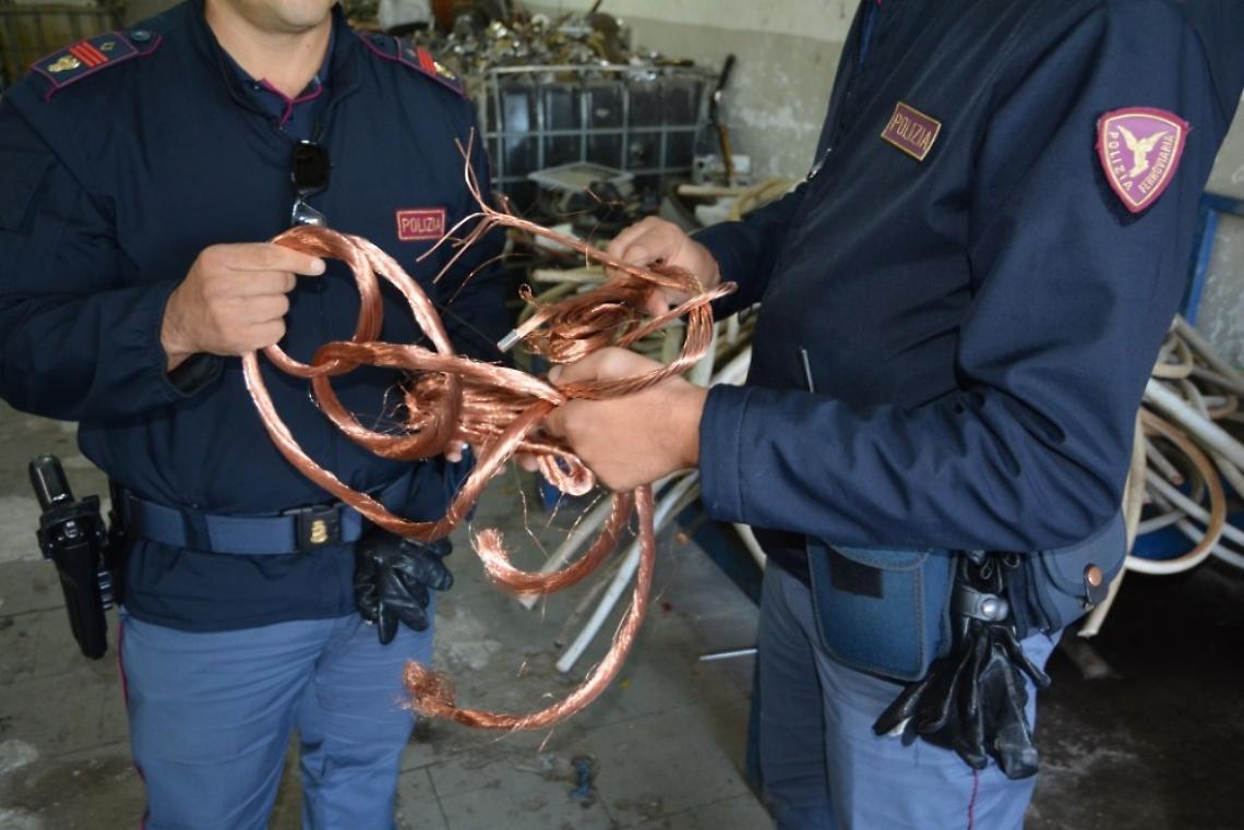 Contrasto ai furti di “oro rosso”, sequestrati 300 chili di rame