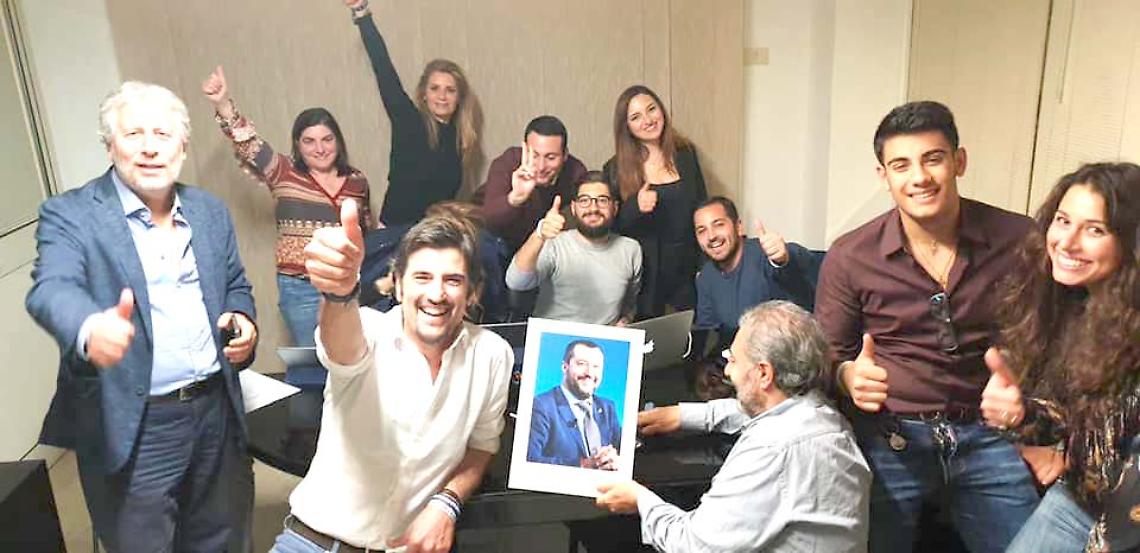 I leghisti campani festeggiano il boom, scricchiolii nel M5S
