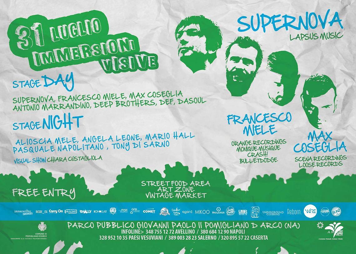"Immersioni visive in the park" a Pomigliano d'Arco