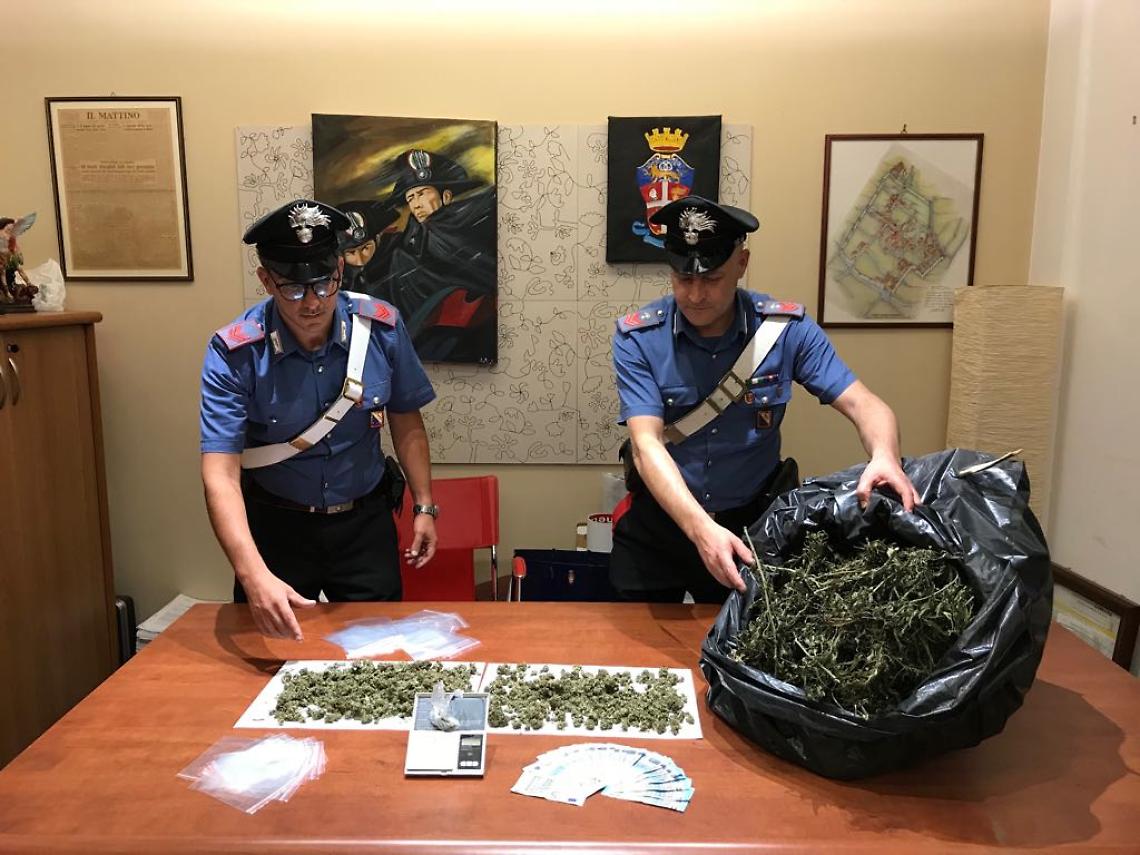 Droga nascosta in casa, preso 36enne a Piazzolla di Nola